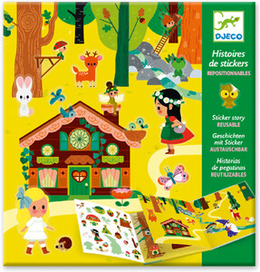 Djeco Histoires de stickers La forêt magique 3070900089563