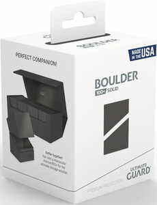 ultimate guard Ultimate Guard Deck Box Boulder 100+ solid grey 4056133025706