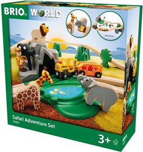 Brio Train Brio Train en bois Circuit Reportage Safari 33960 7312350339604