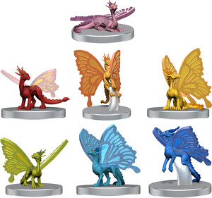 NECA/WizKids LLC Dnd Painted Minis icons : Pride of the Faerie Dragons 634482961438