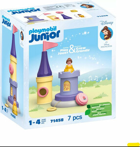 Playmobil Playmobil 71458 junior-disney: La tour de Belle avec son 4008789714589