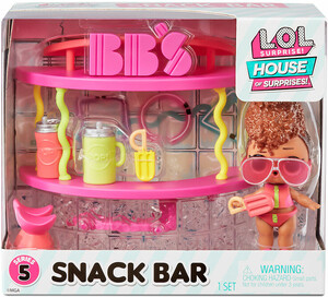 L.O.L. Surprise! (LOL) L.O.L. Surprise! Meuble avec poupée - Snack-Bar 035051580249