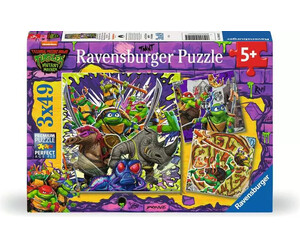 Ravensburger casse-tête Casse-tête 49x3 Tortues Ninja action 4005555040125