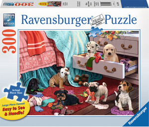 Ravensburger Casse-tête 300 Large Chiots polissons 4005556135790