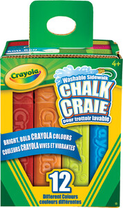 Crayola Craies de trottoir ensemble de 12 063652355508