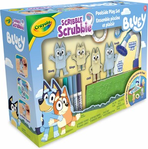 Crayola Scribble Scrubbie, Ensemble piscine et plaisir Bluey 063652537508