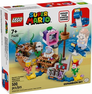 LEGO LEGO 71432 Super Mario - Ext Aventure dans l'épave engloutie avec Dorrie 673419391788