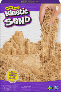 Kinetic Sand Kinetic Sand - Sable en boîte 11 lb - Brun (sable cinétique) 778988368909