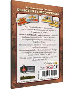 Intrafin Games terraforming mars (fr) ext objectifs et récompenses 5425037741491