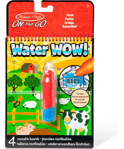 Melissa & Doug water wow - carnet d'activités réutilisable - à la ferme 681147000575