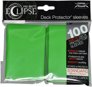 Ultra PRO Protecteurs de cartes Standard Eclipse PRO-Matte 100ct vert 074427856069