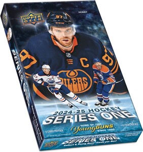 Upper Deck Upper Deck Series 1 Hockey 24/25 Hobby booster box (12/12/12) 053334655729