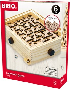 BRIO Brio Jeu Labyrinthe à billes en bois pour adulte 34000 7312350340006