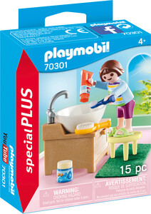 Playmobil Playmobil 70301 Enfant avec lavabo (juillet 2021) 4008789703019