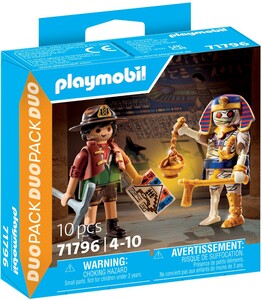 Playmobil Playmobil 71796 Duo Chasseur de tresors, momie et accessoires 4008789717962