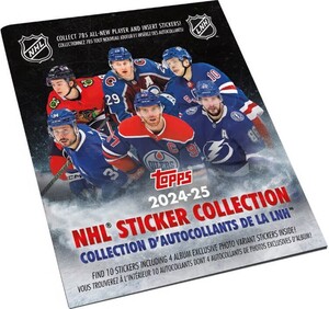 Topps TOPPS Album pour autocollants de la LNH 24/25 887521133451