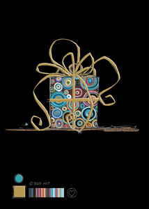 Bug Art Carte de fête Jewels cadeau sans texte 5033678111452