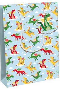 Lamarche Importation Sac cadeau Excellia Dragons large 26,5 x 14 x 33 cm 5033601012931