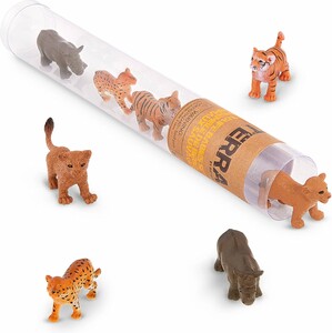 Terra Terra - tube 8 pièces bébés animaux sauvages en tube 062243499355