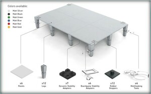 Adapt Table Top AdapTableTop argent 806891482174