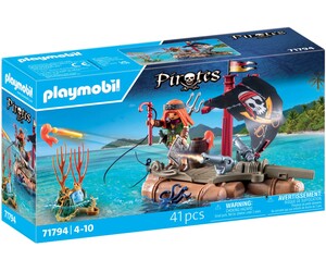 Playmobil Playmobil 71794 Pirate avec radeau flottant, canons et tresor 4008789717948