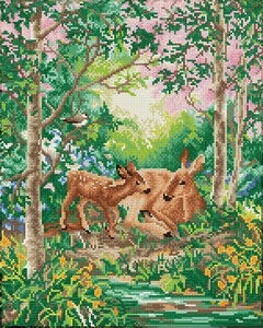 Diamond Dotz Broderie Diamant - La biche et son petit (Diamond Painting, peinture diamant) 4895225925391