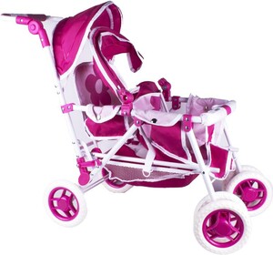 poussette rose jouet