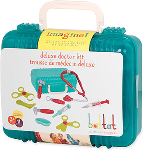 Battat Mallette de médecin, turquoise (Deluxe Doctor Kit) 062243334502