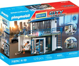 Playmobil Playmobil 71874 Poste de police avec salle de recherche 4008789718747