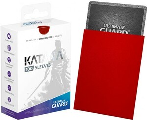 ultimate guard Protecteurs de cartes mtg Katana standard rouge 66x91mm 100ct 4260250073780