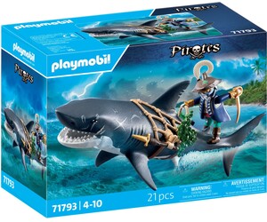 Playmobil Playmobil 71793 Pirate et requin géant avec machoire articulée 4008789717931