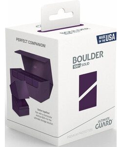 ultimate guard Ultimate Guard Deck Box Boulder 100+ solid purple 4056133025683