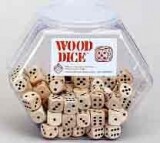 Koplow Games Dé d6 18mm bois vrac (unité) 