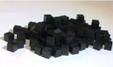 Mayday Games Pièces de jeu cube noir bois 8 mm 