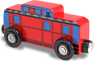 Melissa & Doug Train en bois wagon de queue rouge (unité) Melissa & Doug 1463 000772014731