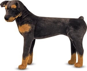 peluche chien rottweiler