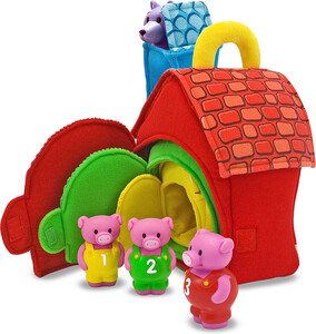 Melissa & Doug Ensemble de jeu trois petits cochons Melissa & Doug 3056 