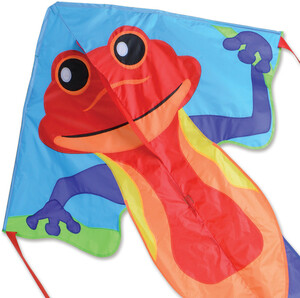 Premier Kites Cerf-volant monocorde large facile à voler grenouille 46'' x 90'' 630104440626