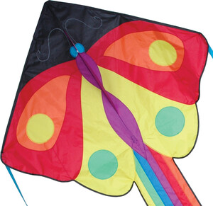 Premier Kites Cerf-volant monocorde large facile à voler papillon 46'' x 90'' 630104442477