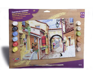 Sequin Peinture à numéro Peinture à numéro Senior - Une rue paisible 5013634001294