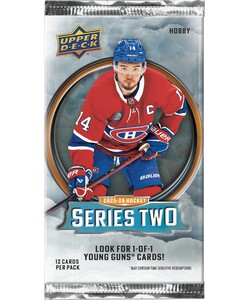 Upper Deck Upper Deck series two Hockey 25/26 Hobby Booster (12/12/12) 053334438193