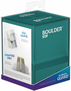 ultimate guard Ultimate Guard Deck Box Boulder 100+ Frosted Teal 4056133006194