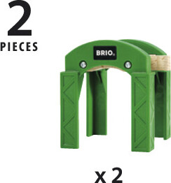 Brio Train Brio Train en bois Supports de pont empilables 33253 7312350332537