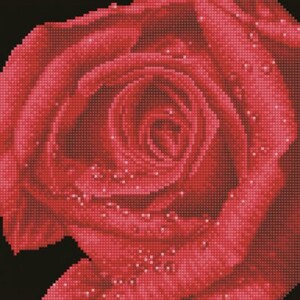 Diamond Dotz Broderie Diamant - Rose avec de la rosée (Rose Dew) (Diamond Painting, peinture diamant) 4897073245003