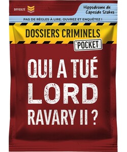 Platonia Games Dossiers Criminels (fr) Pocket - Qui a tué Lord Ravary II ? 3760363610281