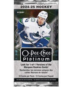 Upper Deck Upper Deck O-Pee-Chee Platinum Hockey 24/25 booster (unité) 053334825511