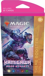 Wizards of the Coast MTG Kamigawa neon dynasty Theme Booster Ninjas *