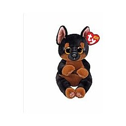 Ty Beanie bellies (8") - fritz - dog blk/tan 008421412983