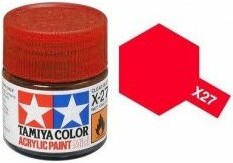 Tamiya Inc. Peinture x-27 clear red acry 4950344069439