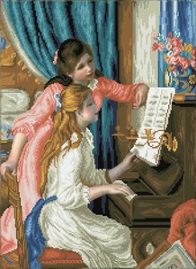 Diamond Dotz Broderie Diamant - La fille au Piano (Renoir) (Diamond Painting, peinture diamant) 4897073245119